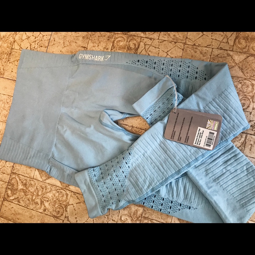 Blue Energy Seamless leggings- GYMSHARK